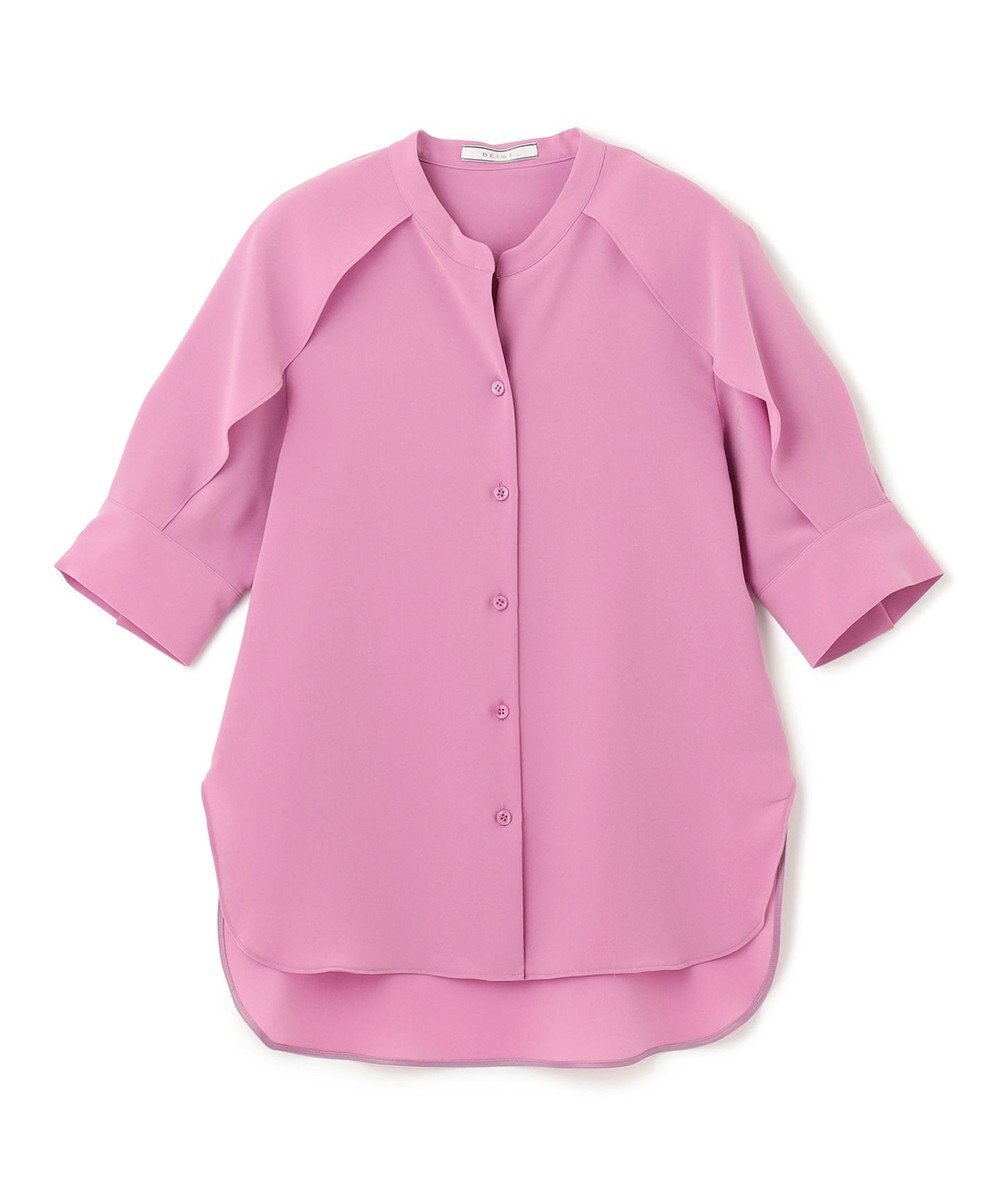 BEIGE， HYACINTH / スタンドカラーブラウス 