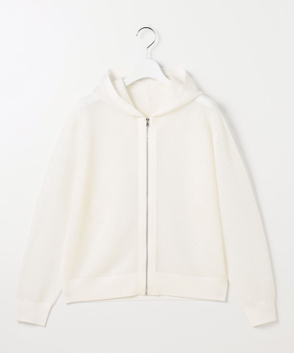 自由区 ライトメッシュジップ パーカー 