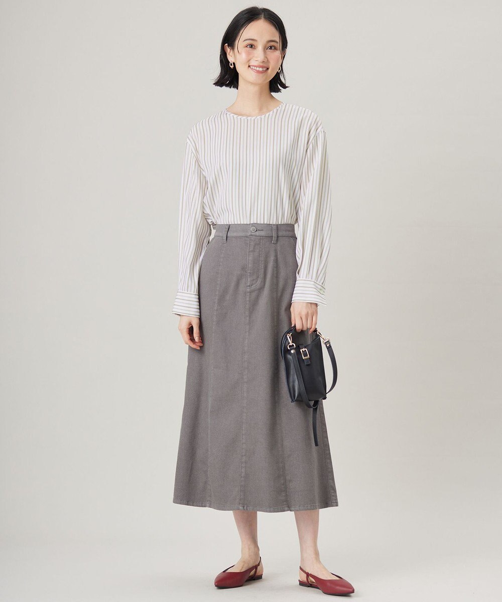 自由区 【洗える】ウスカルデニム スカート 