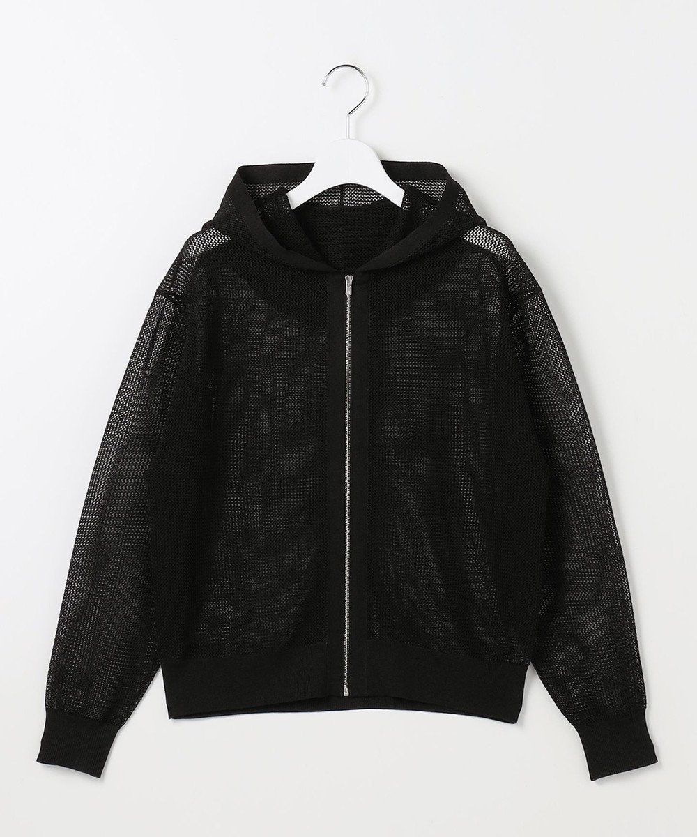 自由区 ライトメッシュジップ パーカー 