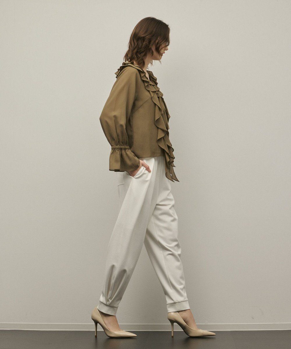 GRACE CONTINENTAL フリルブラウス 