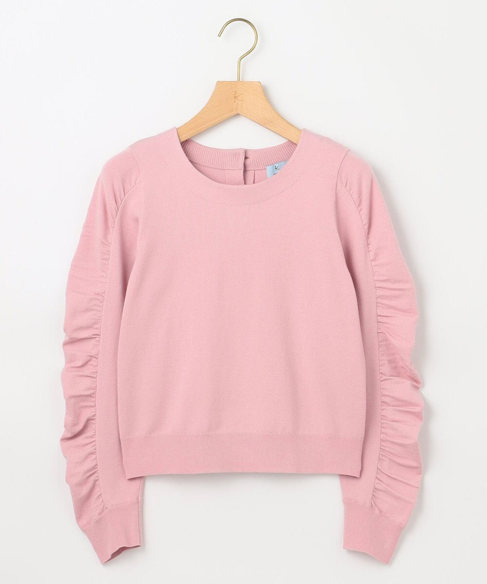 組曲 ハートボタン ニットプルオーバー 