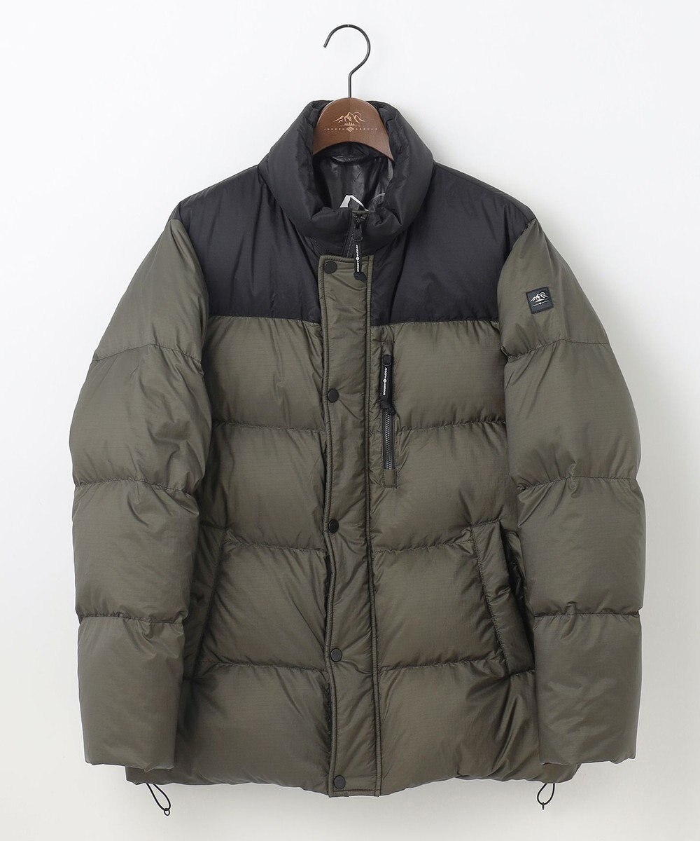 JOSEPH ABBOUD MOUNTAIN 【軽量/撥水/7ポケット/INフード】ナイロンリップ ダウン ジャケット 