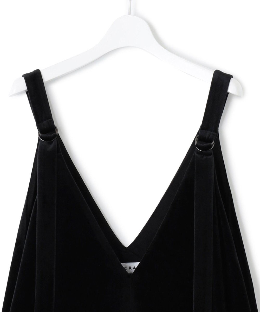 23区 【SACRA】トリアセテートベロア サロペット 