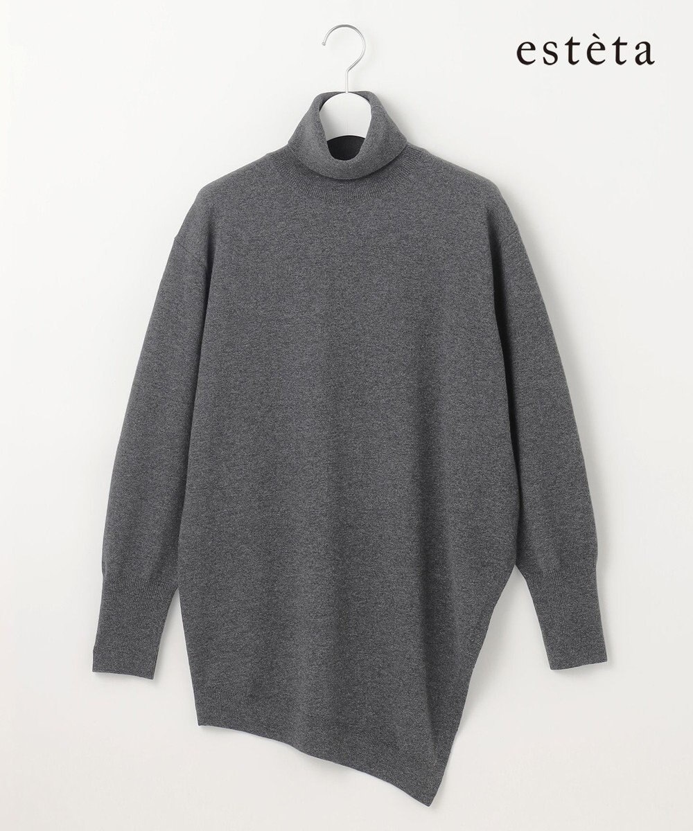 23区 S 【エステータ】スリットデザイン ニット 