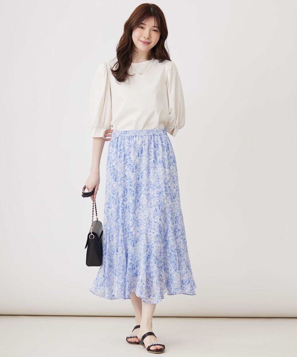 ANY SIS 【接触冷感】美人 ボリュームスリーブ カットソー 