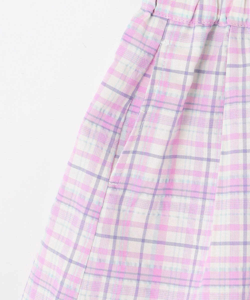 ANY KIDS チェック柄キュロット 