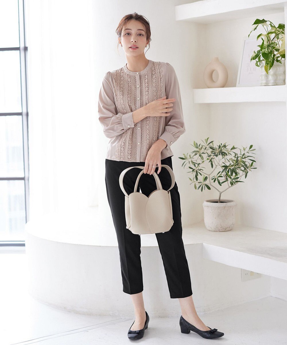 Tiaclasse 【新色追加・洗える】レースブラウス 