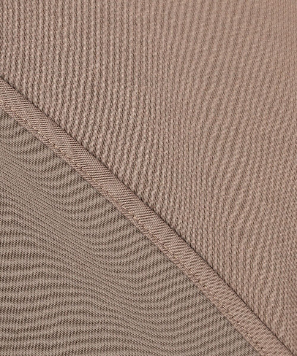 ICB L 【WEB限定・洗える】綿エステル天竺 へプラムカットソー 