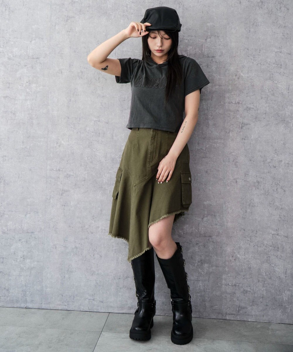 WEGO ピグメントフードちびT 