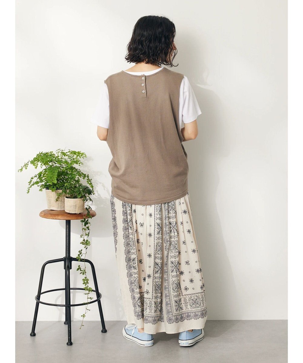 CRAFT STANDARD BOUTIQUE ＳＥＴ　カットプルオーバー＋ニットベスト 