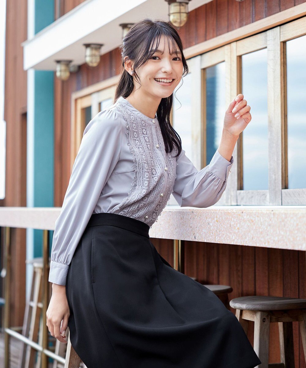 Tiaclasse 【新色追加・洗える】レースブラウス 