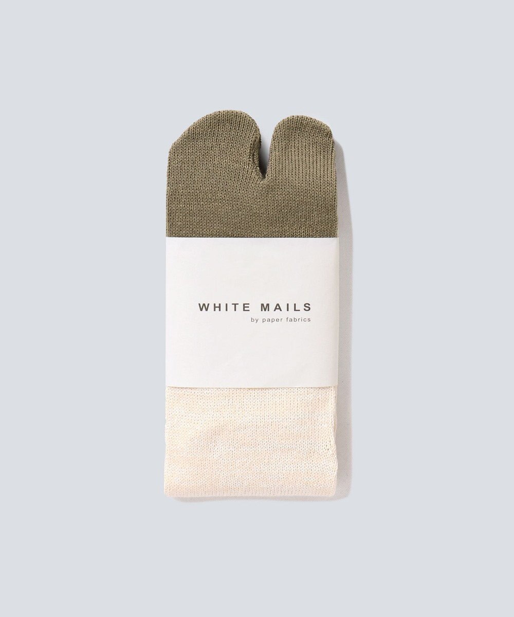 WHITE MAILS 【UNISEX】PAPER COLOR BLOCK 足袋ソックス 