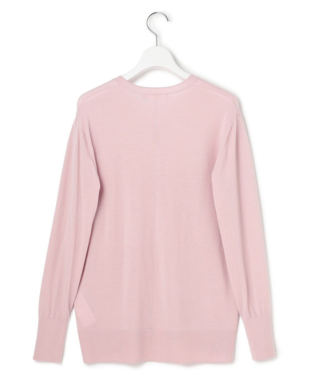 ICB L 【洗える】コンパクトファインウール Vネックニット 