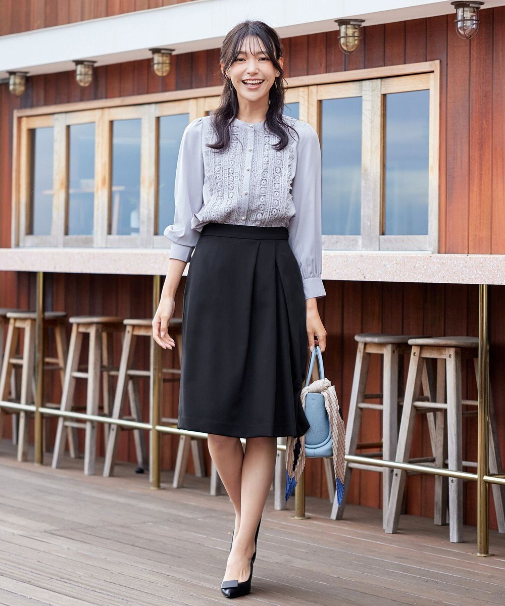 Tiaclasse 【新色追加・洗える】レースブラウス 