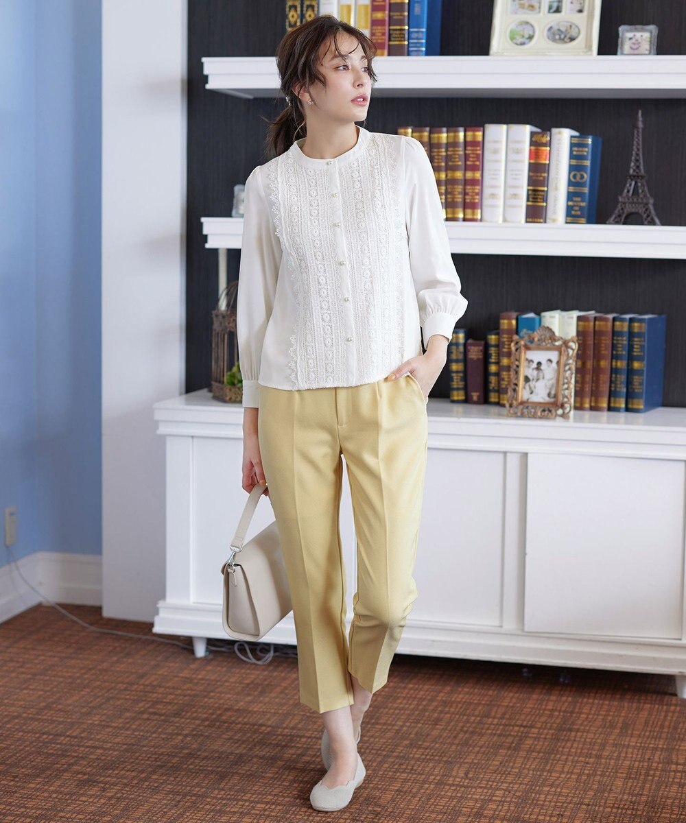 Tiaclasse 【新色追加・洗える】レースブラウス 