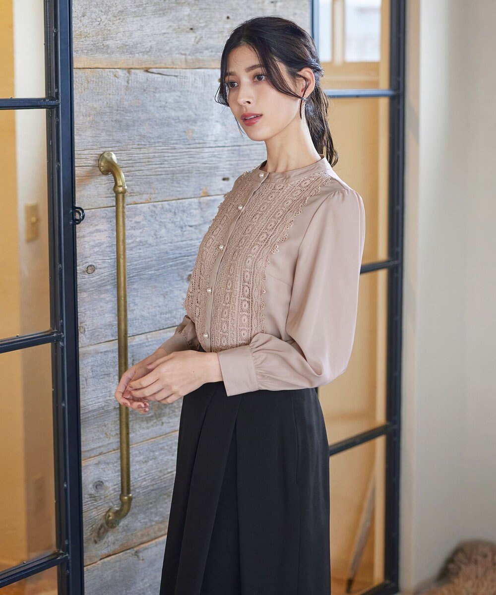 Tiaclasse 【新色追加・洗える】レースブラウス 