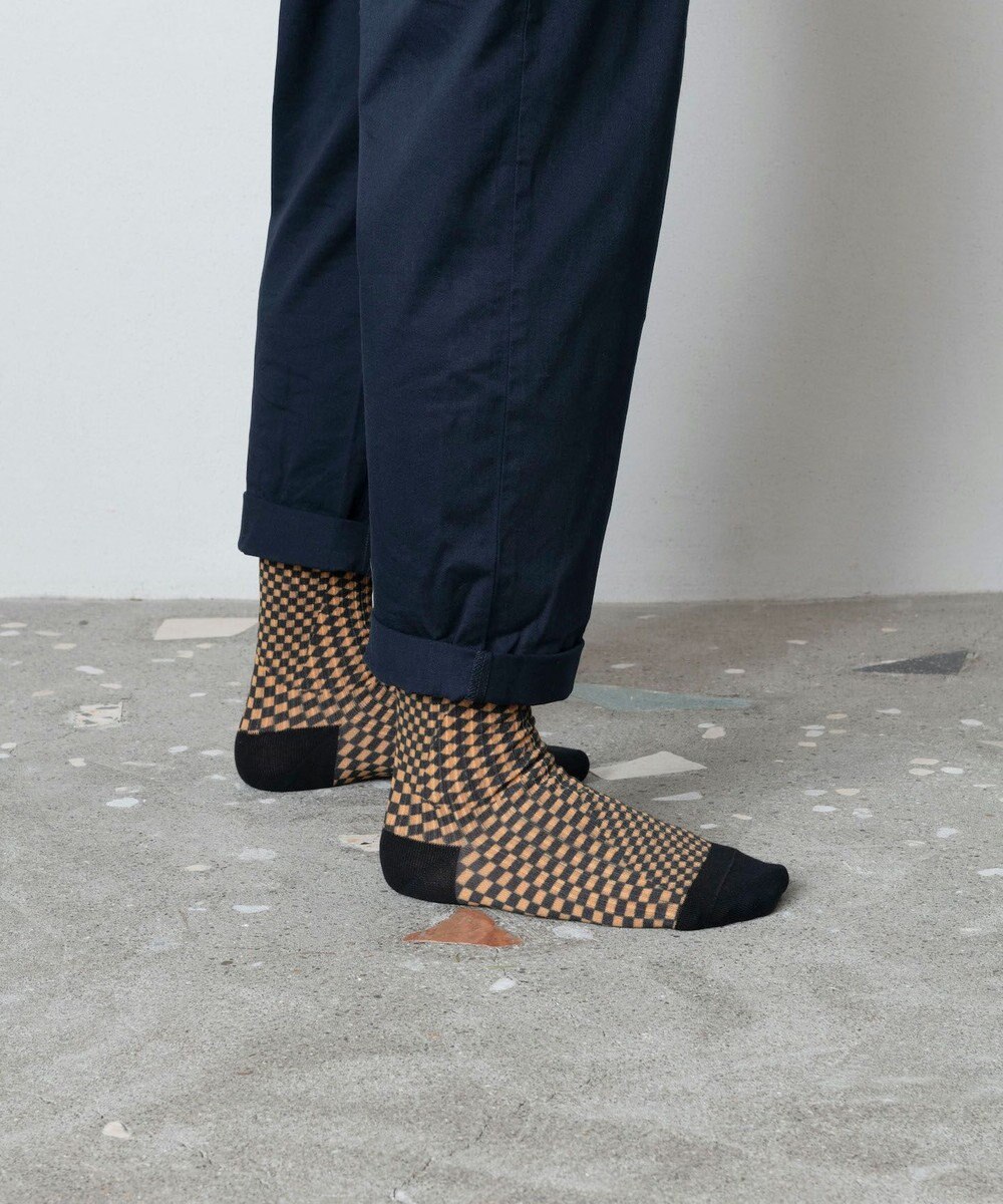 TRICOTE CHACKERD LINK SOCKS／チェッカードリンクソックス 