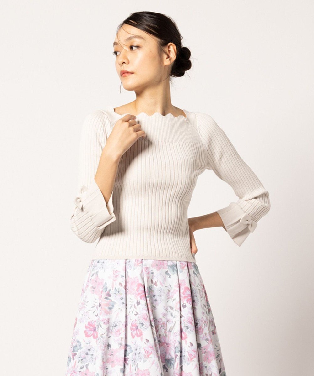 TOCCA 【洗える】ZIGZAG KNIT プルオーバー 