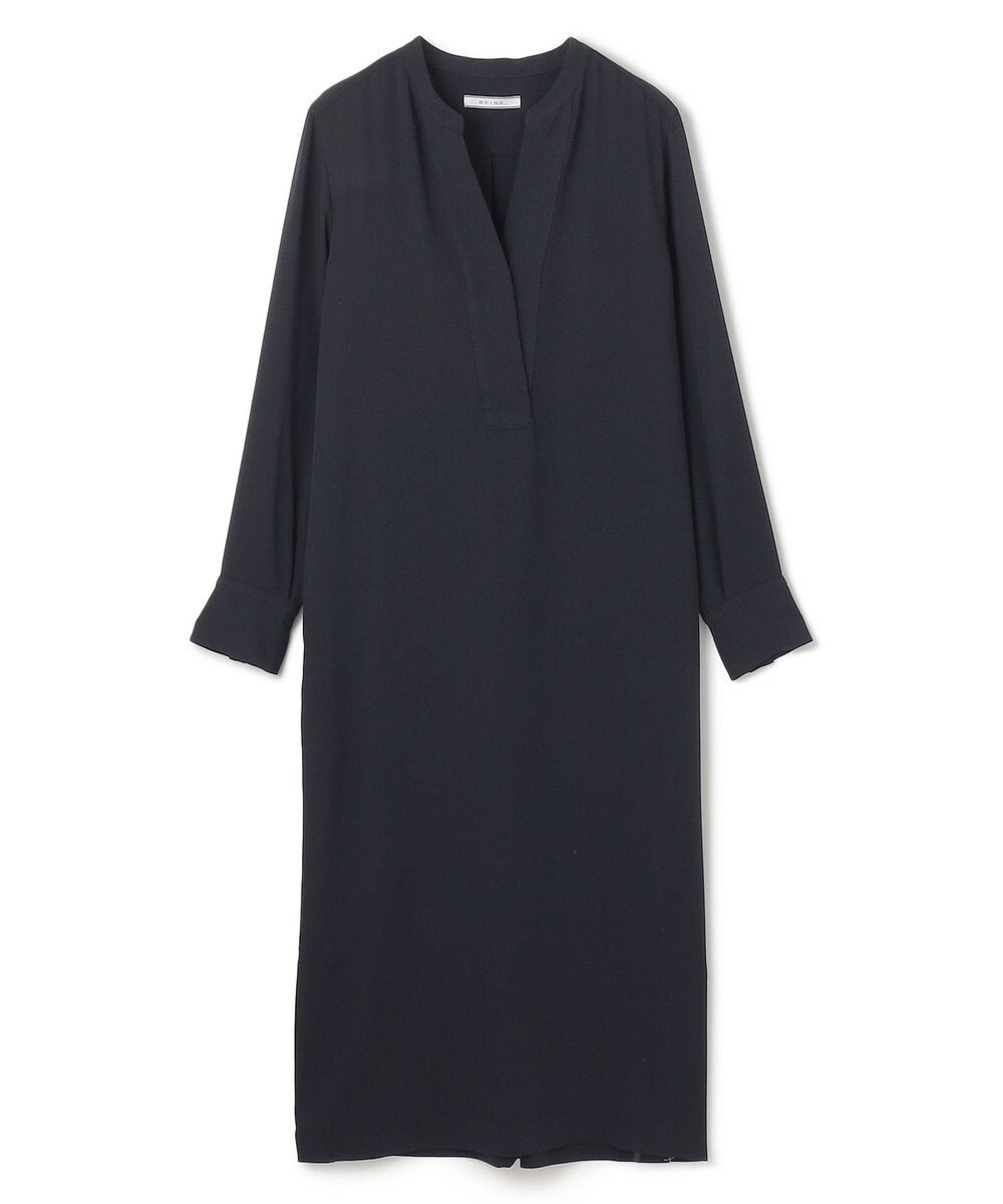 BEIGE， 【WEB限定・洗える】CELOSIA / クロスオーバーVネックワンピース 