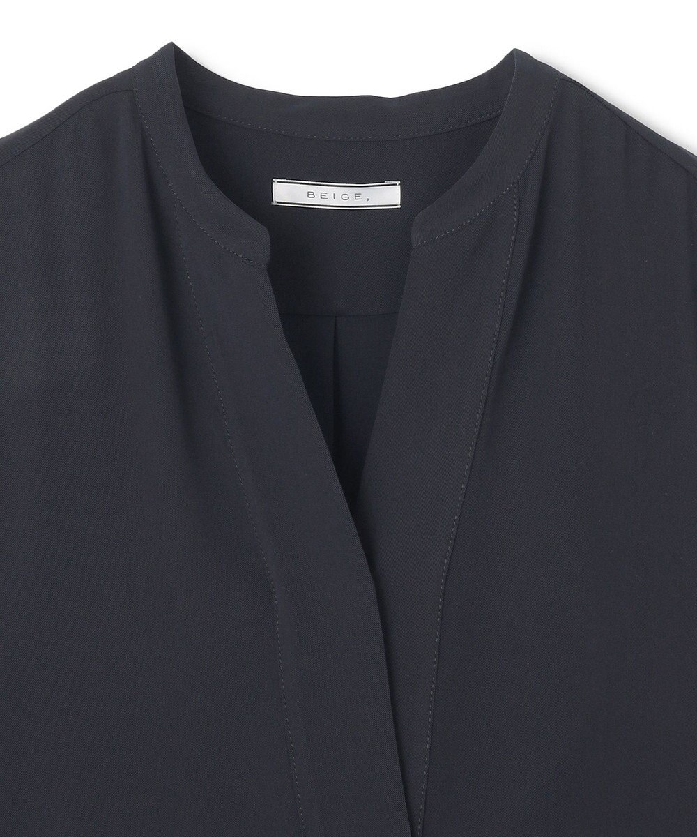 BEIGE， 【WEB限定・洗える】CELOSIA / クロスオーバーVネックワンピース 