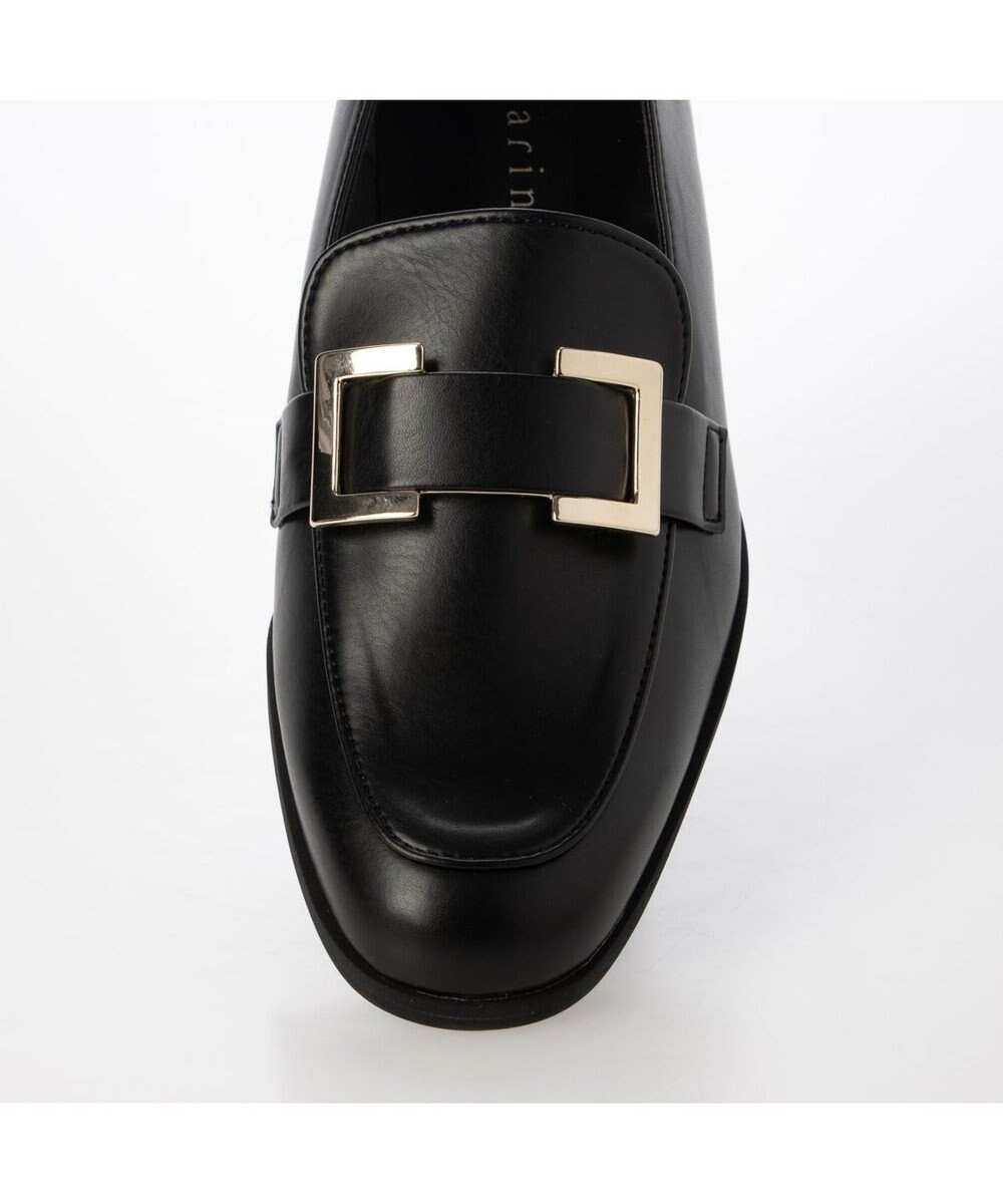 MODE ET JACOMO <carino>【レイン対応】バックルソフトスクエアトゥローファー 