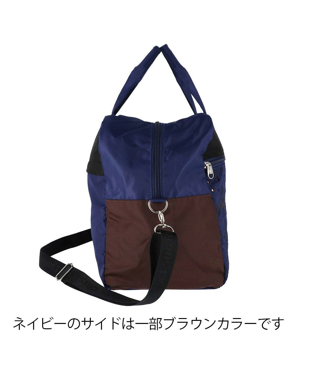 tsumori chisato CARRY スカラップレース ボストンバッグ ショルダーテープ付き 【かわいくて軽い！】 