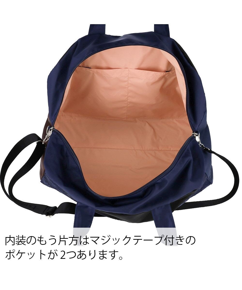 tsumori chisato CARRY スカラップレース ボストンバッグ ショルダーテープ付き 【かわいくて軽い！】 