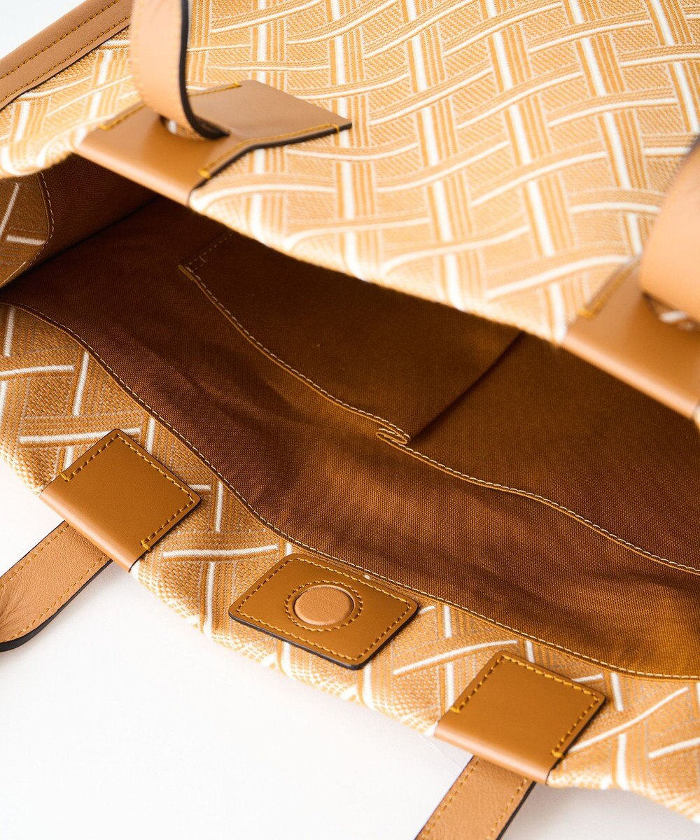 MIYABIYA  LAQUOH クロス柄ジャガードトートバッグ L 