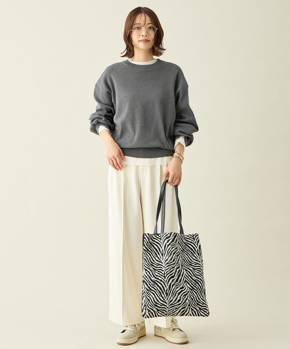 ANY スウェットライクニット 