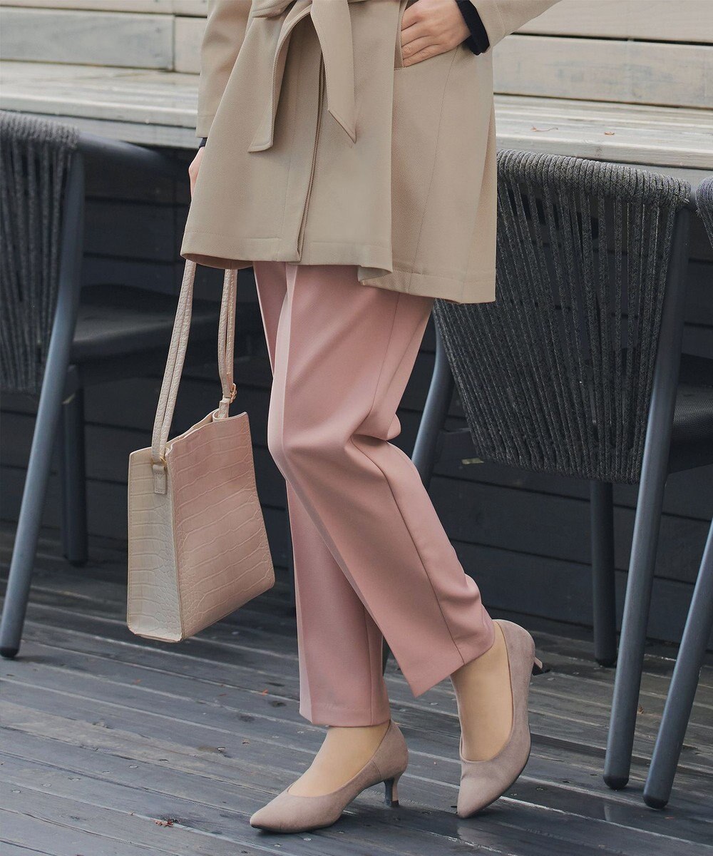 Tiaclasse L 【おのののかさん着用】とろみカラーテーパードパンツ 