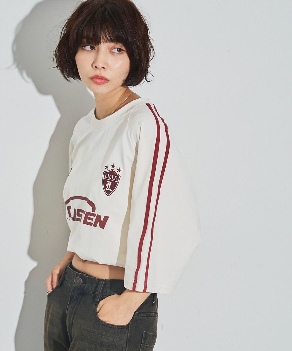 WEGO 【ユニセックス着用ITEM/MLサイズ展開】ゲームロゴスリーブラインT 