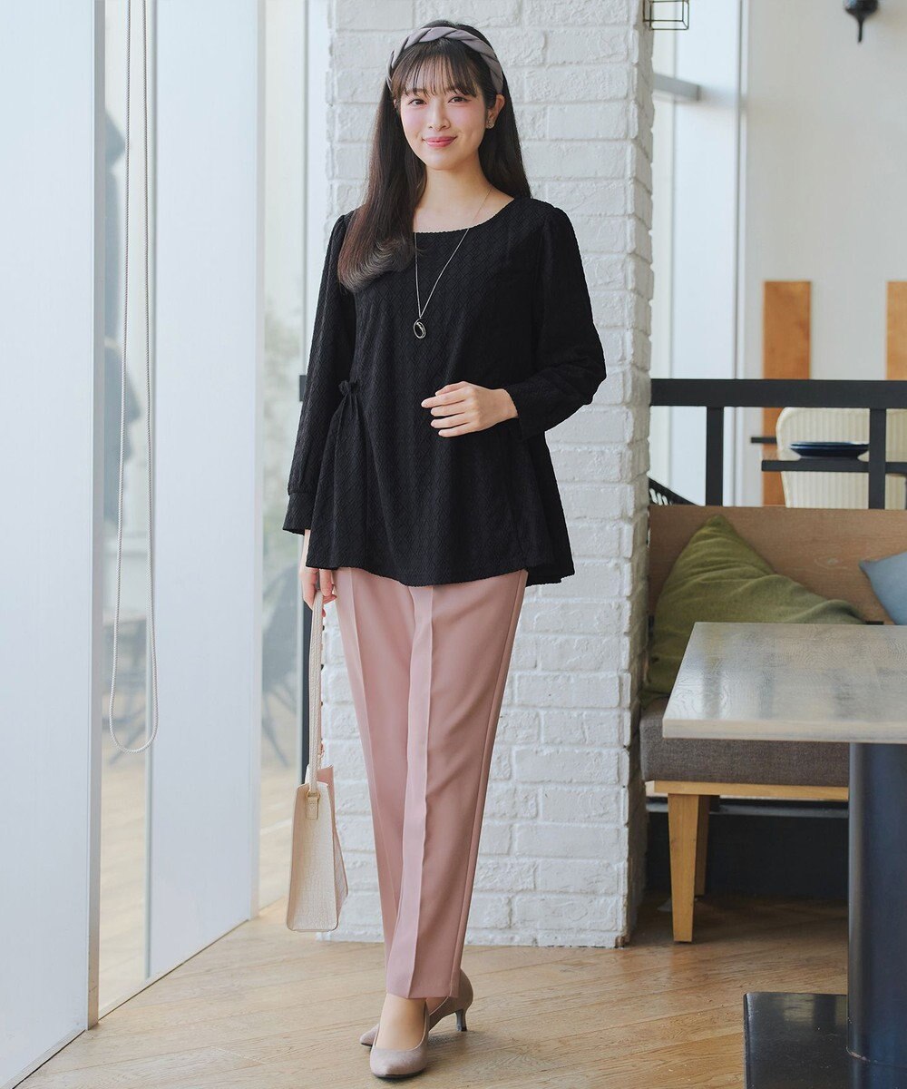 Tiaclasse L 【おのののかさん着用】とろみカラーテーパードパンツ 