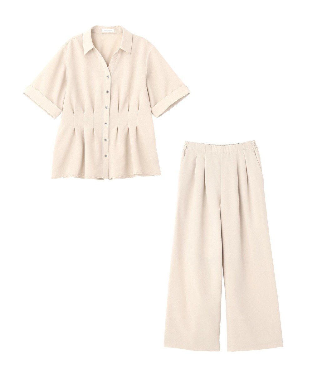 Green Parks ＳＥＴ２点　シャツパンツセットアップ 