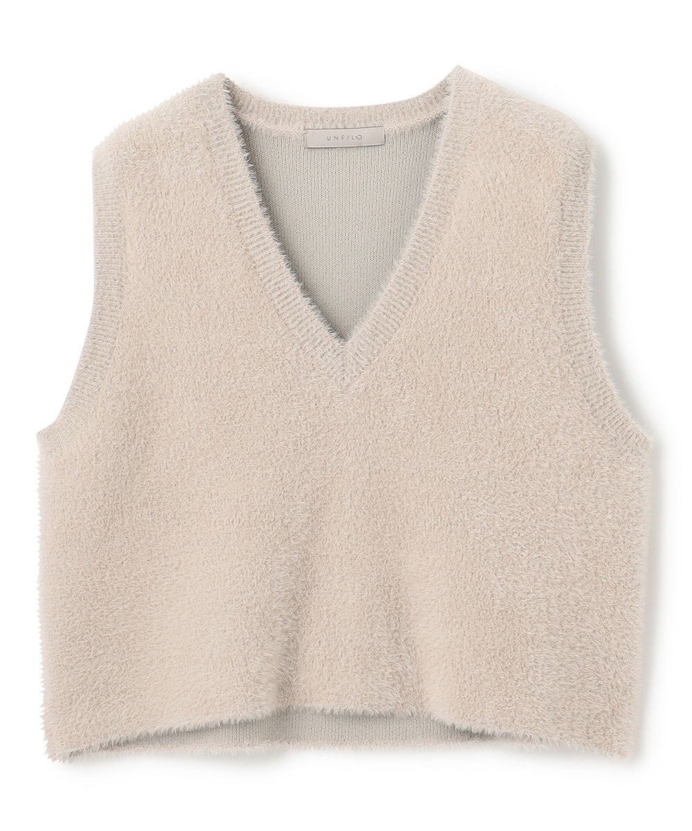 UNFILO L ナイロンシャギー ベスト 