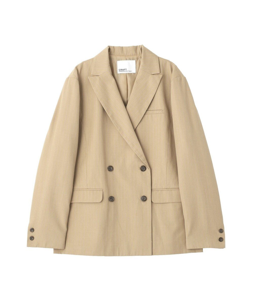 CRAFT STANDARD BOUTIQUE ストライプダブルジャケット 