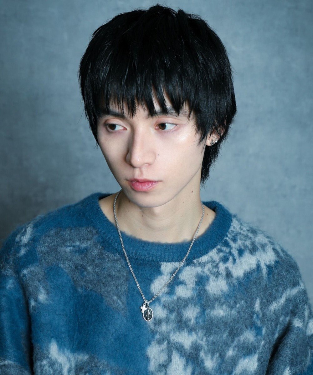 WEGO Mラインストーンモチーフネックレス 