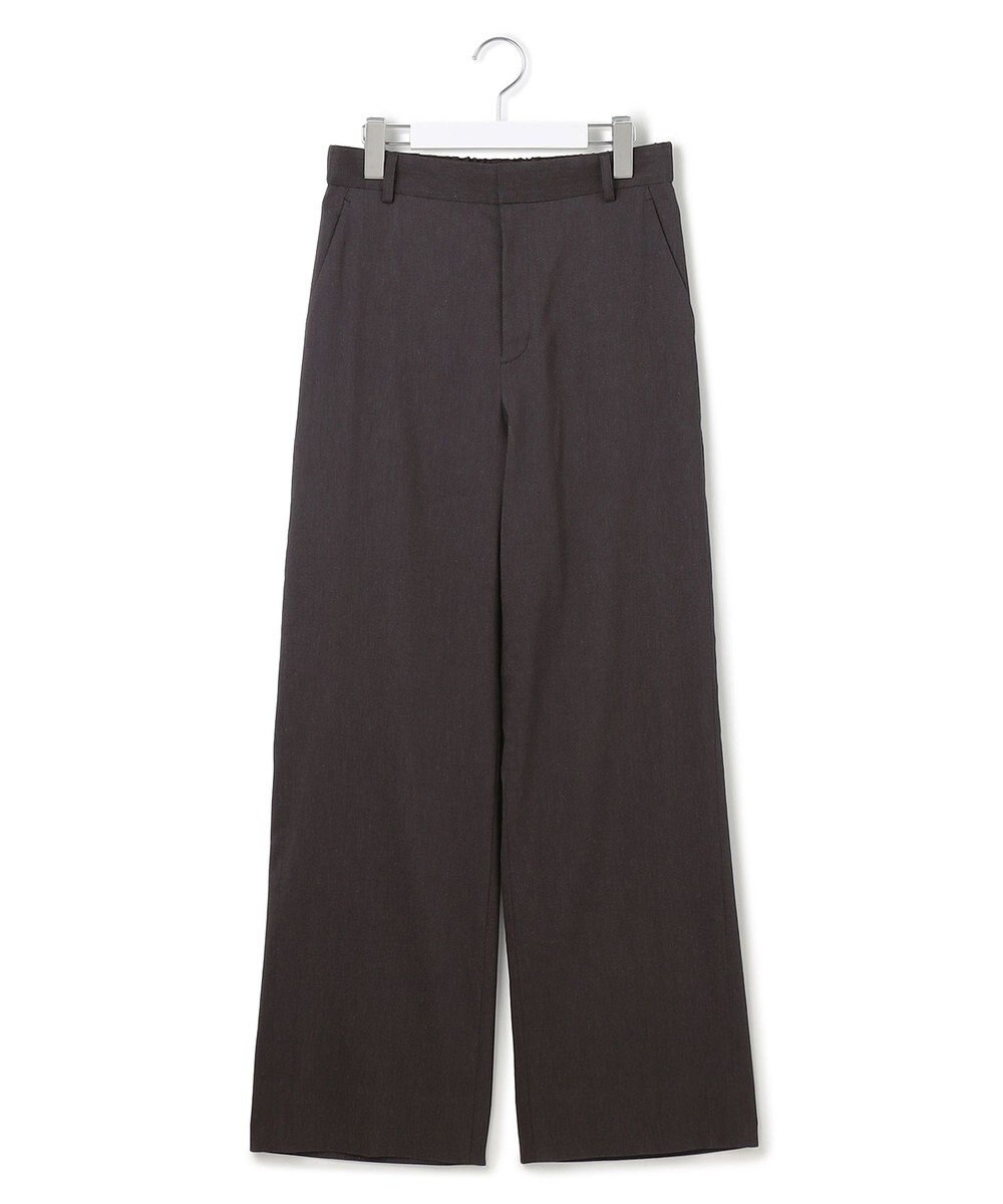 23区 S 【Oggi5月号掲載/洗える】リネンレーヨンストレッチ ワイド パンツ 