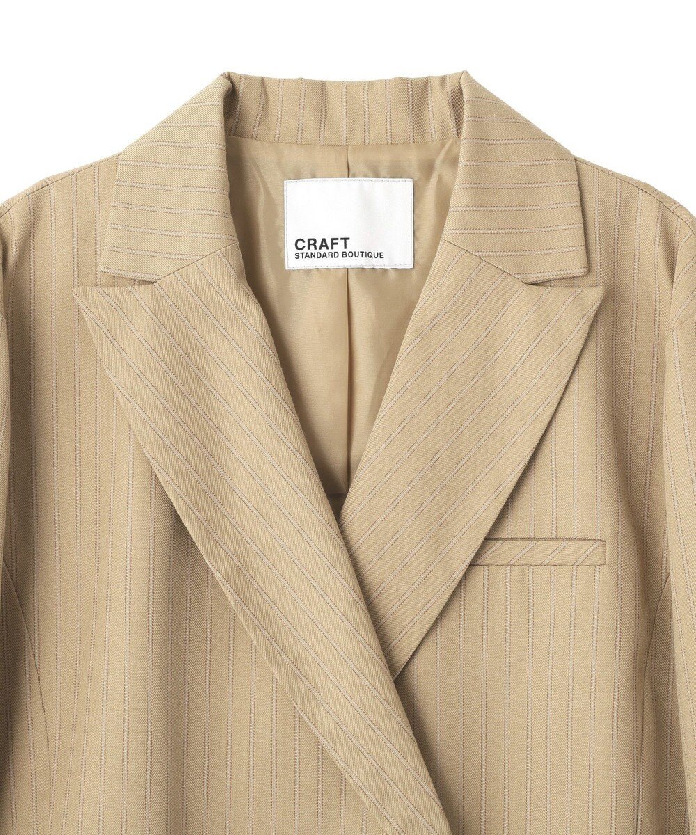 CRAFT STANDARD BOUTIQUE ストライプダブルジャケット 