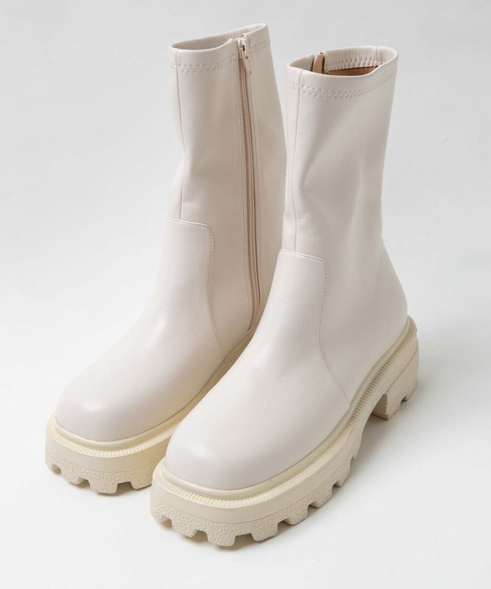 WEGO 【XLサイズ展開あり】ストレッチショートブーツ 