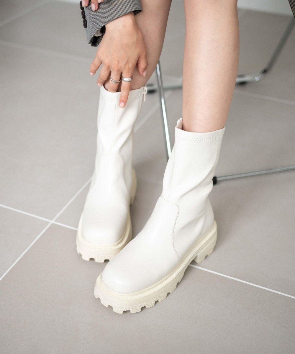 WEGO 【XLサイズ展開あり】ストレッチショートブーツ 