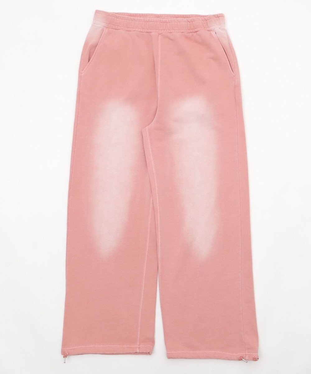 WEGO 【ウエストゴム/らくらくパンツ】アシッドウォッシュグラフィックスウェットパンツ 