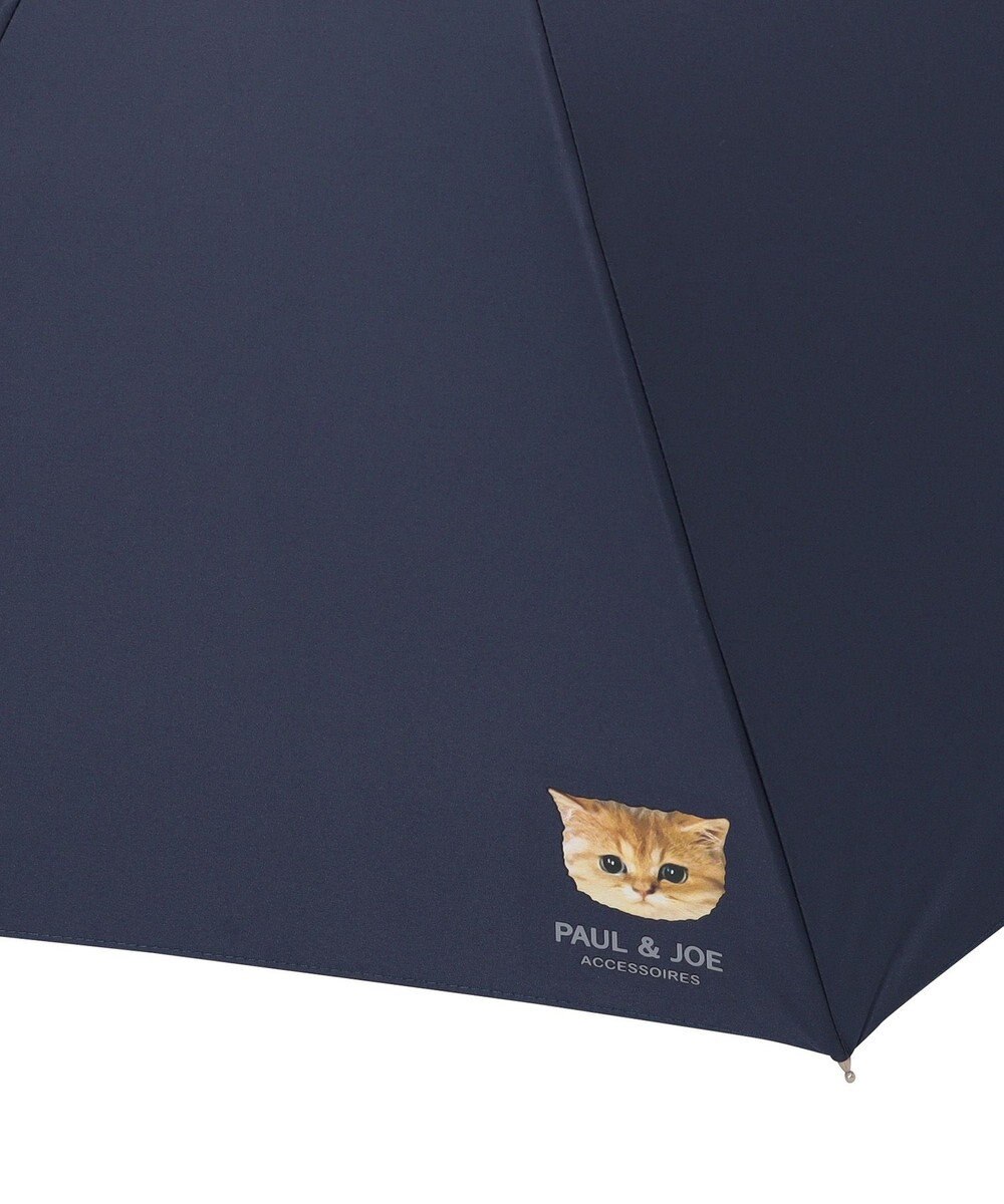 MOONBAT 【軽量】PAUL & JOE 晴雨兼用日傘 長傘 ワンポイントヌネット 一級遮光 遮熱 UV 