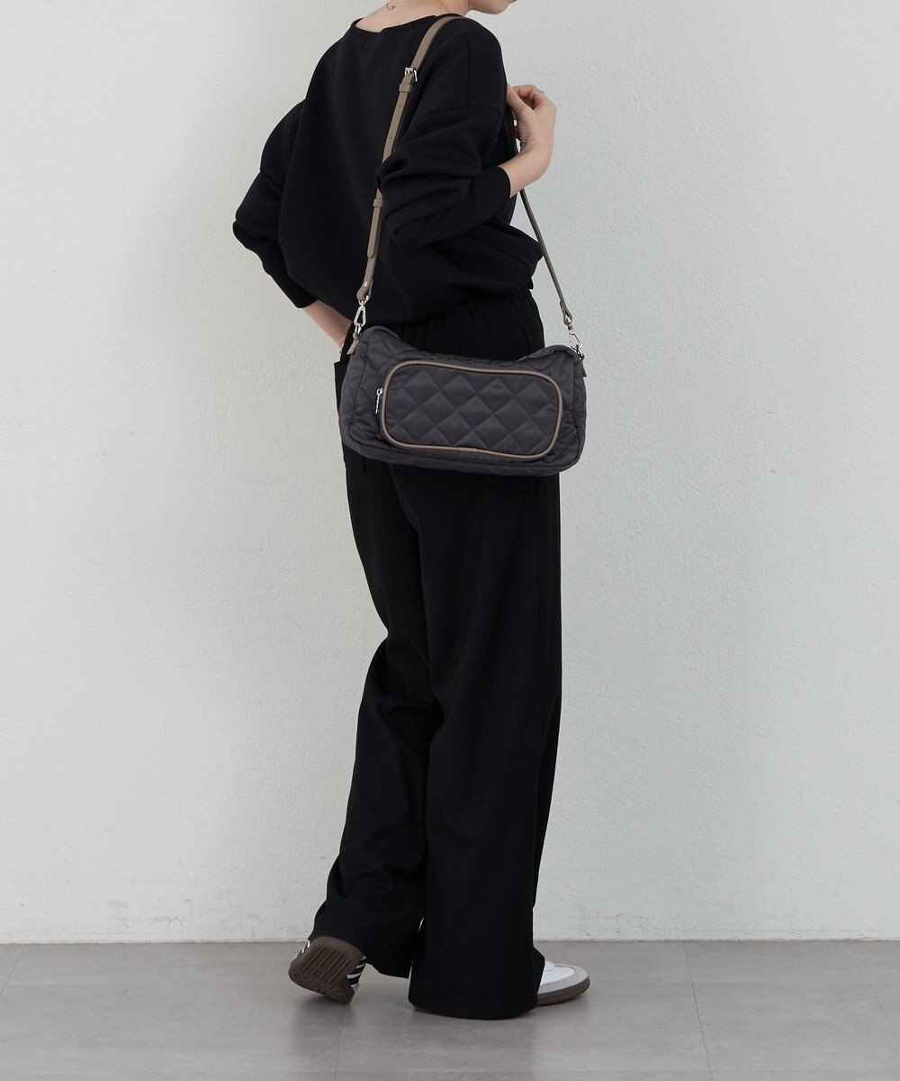 russet 【2025AW新作】キルティング横長2WAYショルダーバッグ(SF-258) 