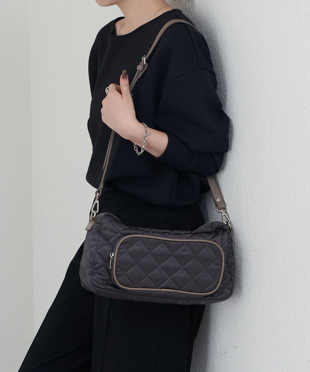 russet 【2025AW新作】キルティング横長2WAYショルダーバッグ(SF-258) 