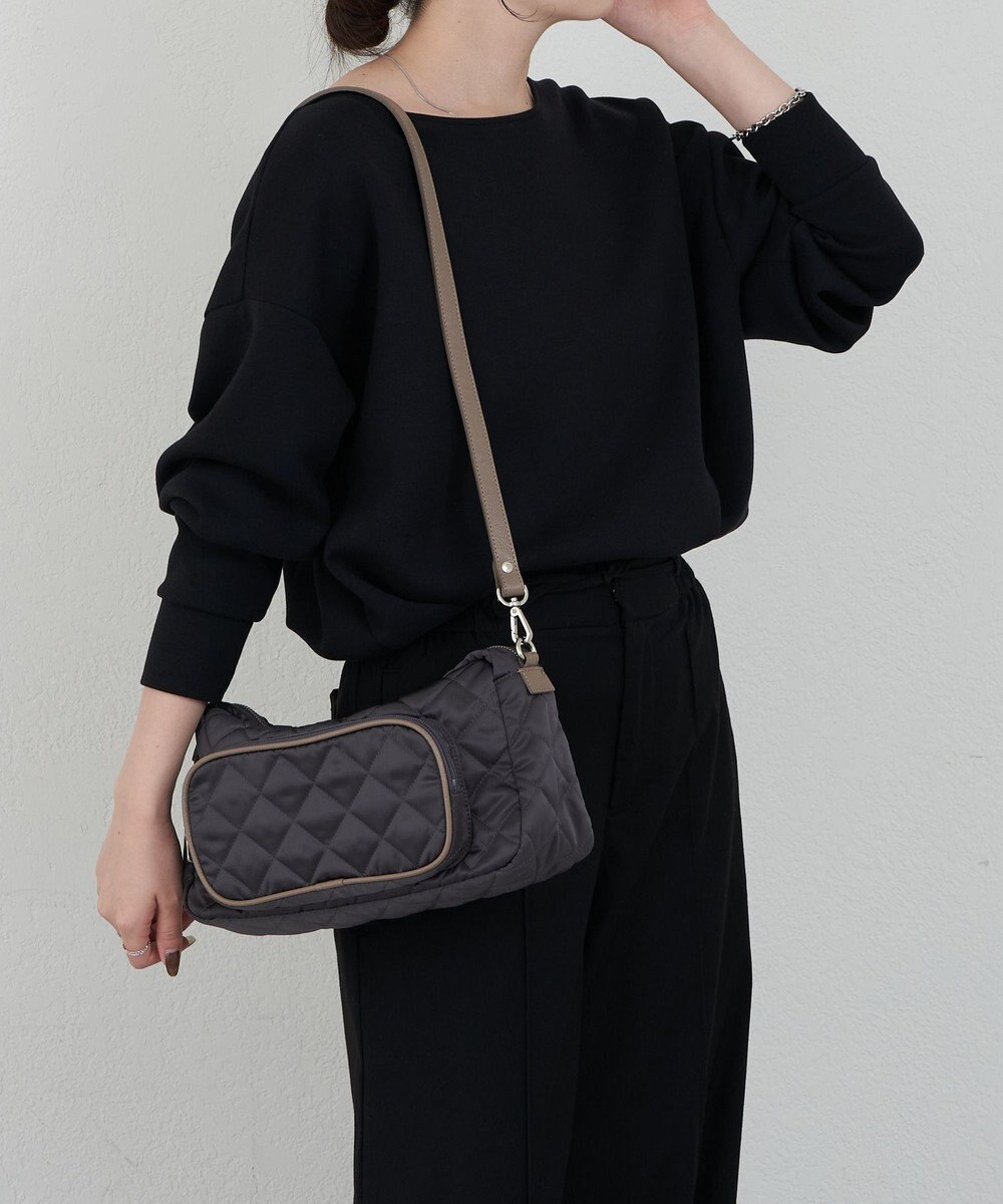 russet 【2025AW新作】キルティング横長2WAYショルダーバッグ(SF-258) 