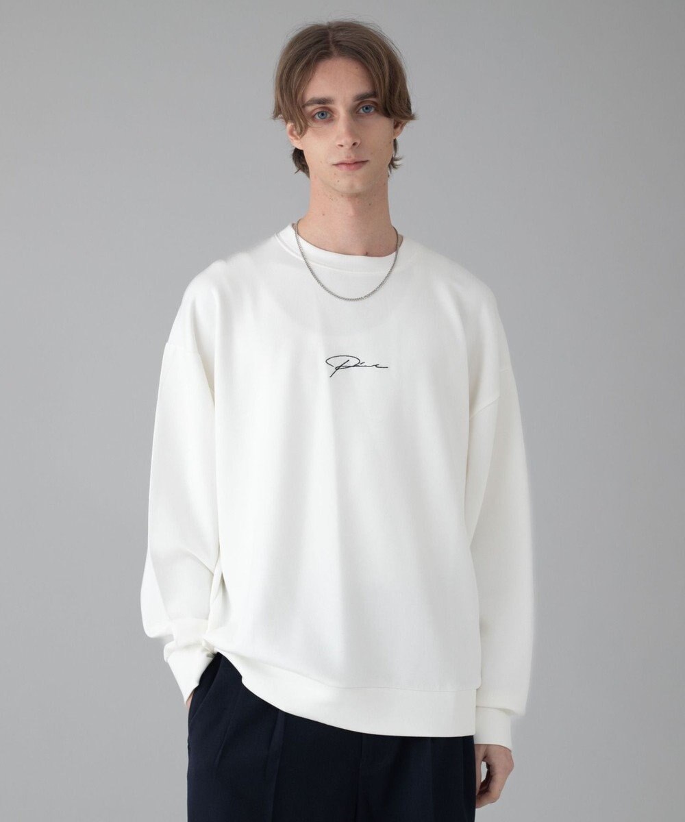 WEGO 【ユニセックス着用ITEM/2点SET/MLサイズ展開】アクセ付きフォトグラフィックプルオーバー 