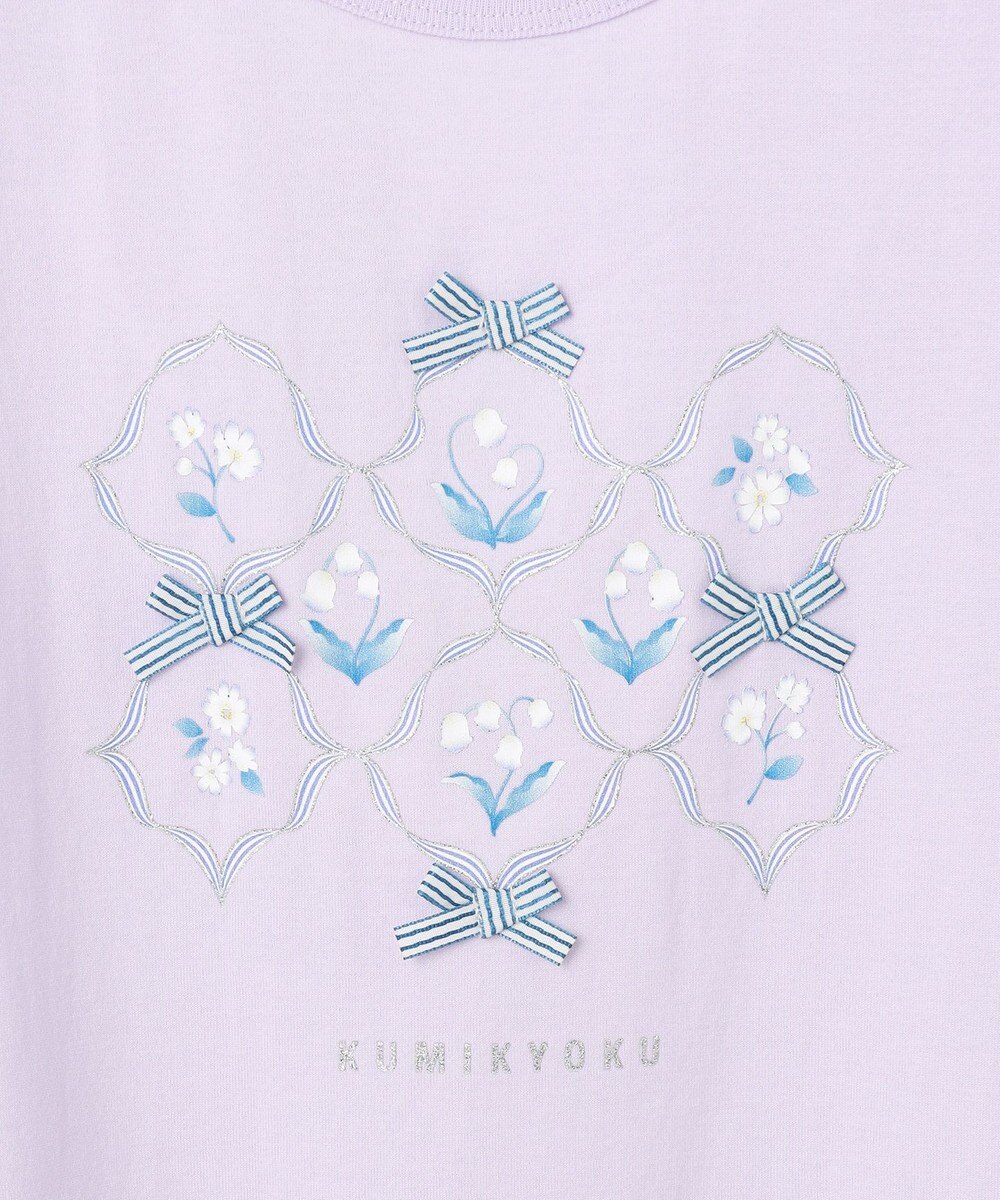 組曲 KIDS 【150-160㎝】スズランプリント Tシャツ 