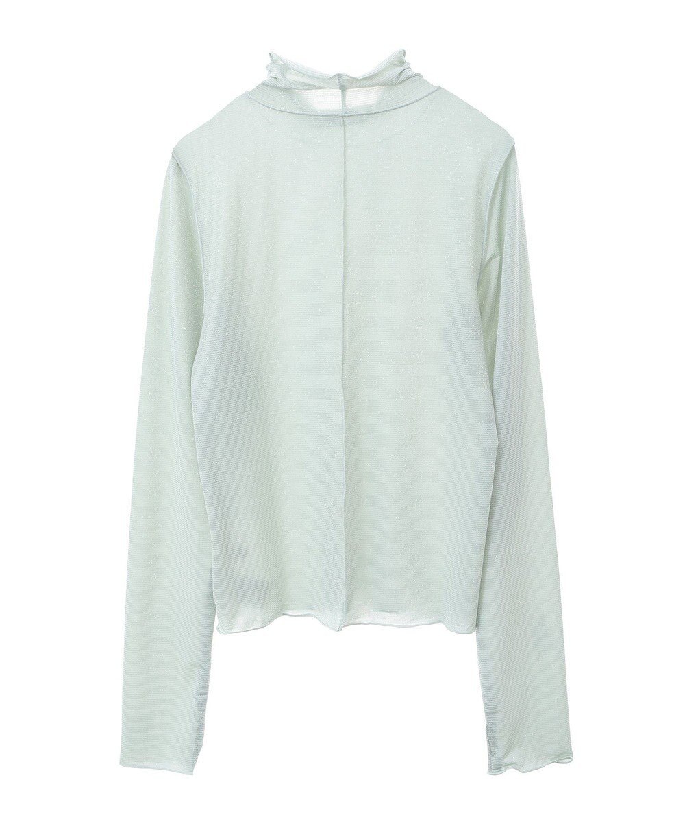 earth music&ecology シアーラメハイネックプルオーバー 