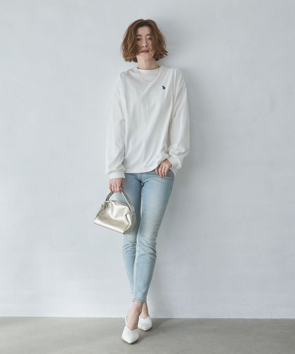 WEGO 【大好評により再入荷！】USPOLOだぼそでカラーロンT 